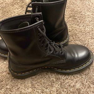 Doc Marten’s black lace up boots